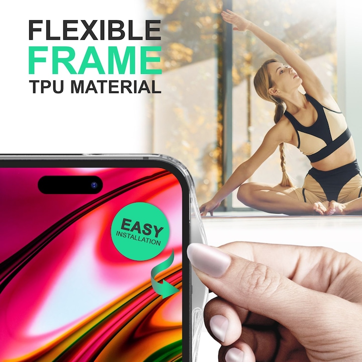 Produktbild Nalia Klare Transparente Hybrid Hülle (Apple iPhone 14 Pro Max)