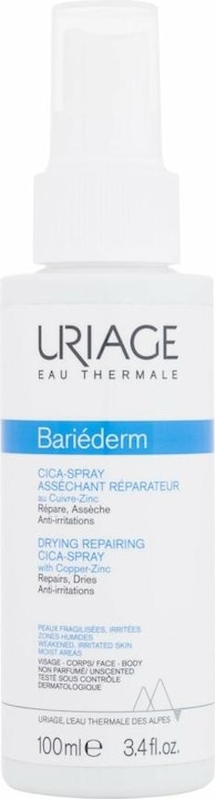 Actual product image Uriage BariÃ©derm Cica Spray (Body cream, 100 ml)
