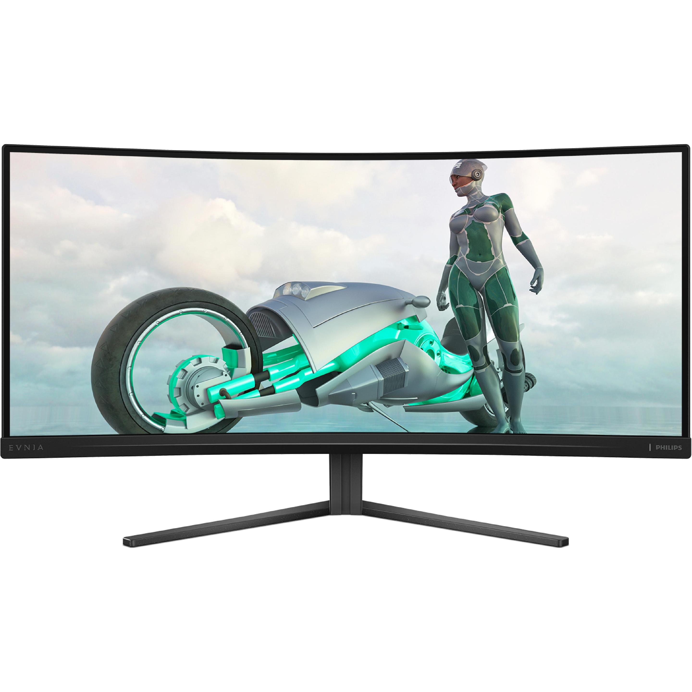 Philips Evnia 34M2C3500L (3440 x 1440 Pixel, 34"), Monitor, Grau