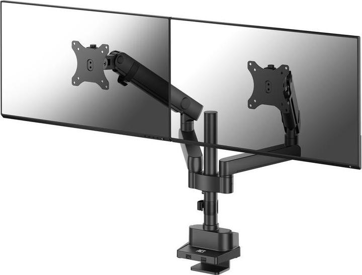 Produktbild ACT Dual monitor arm office solid pro, with mechanical spring (Tisch, 35")