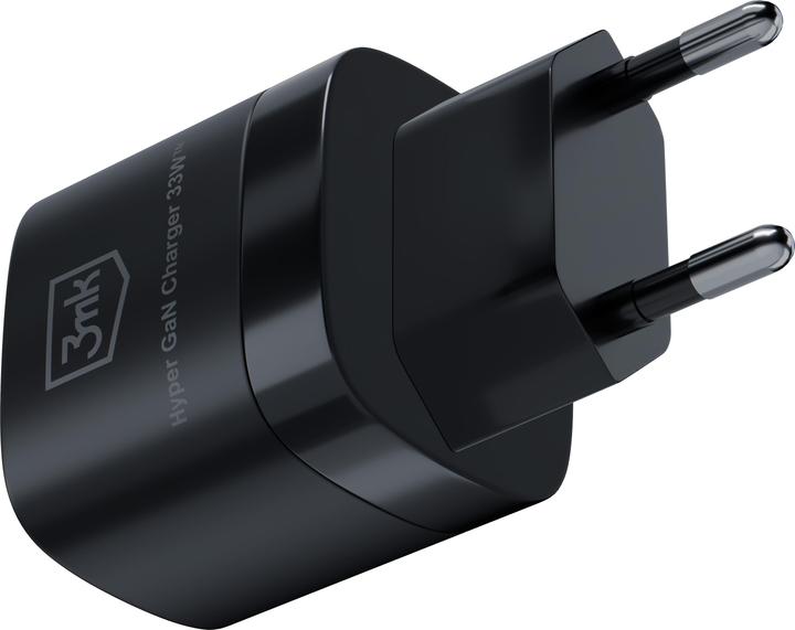 Image du produit 3MK Chargeur Hyper GaN 33W ład. sieć. Czarny/Black (33 W, 1 portion)