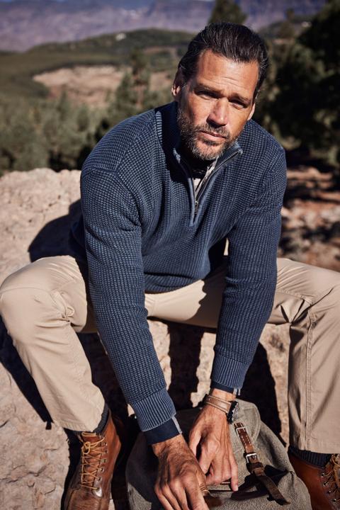 Actual product image JP1880 Half Neck Zip Jumper (7XL)