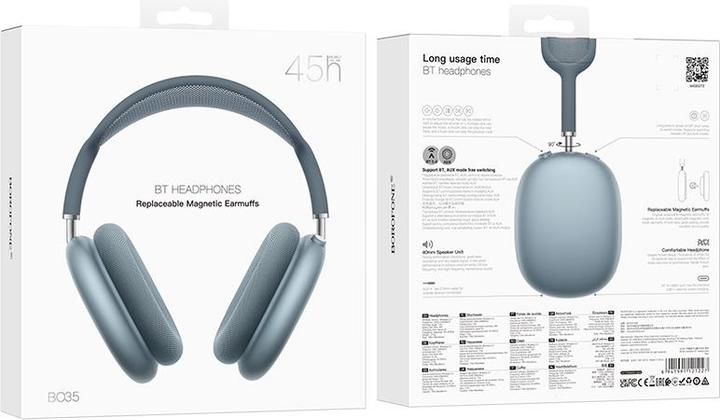 Actual product image Borofone BO35 Adorable (No noise cancellation, 45 h, Cable, Wireless)