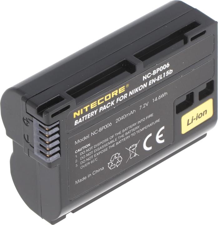 Image du produit Nitecore EN-EL15bKamera Akku für Nikon (Batterie de l'appareil photo)