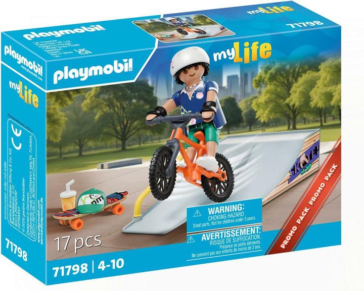 Produktbild Playmobil Snowboarder + Rutsche Ramp (71798, Playmobil My Life)