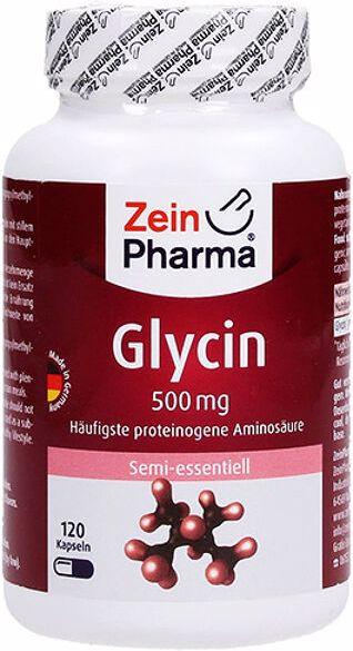 Produktbild Zein Pharma Glycin (120 Stück, Kapseln, 60 g)