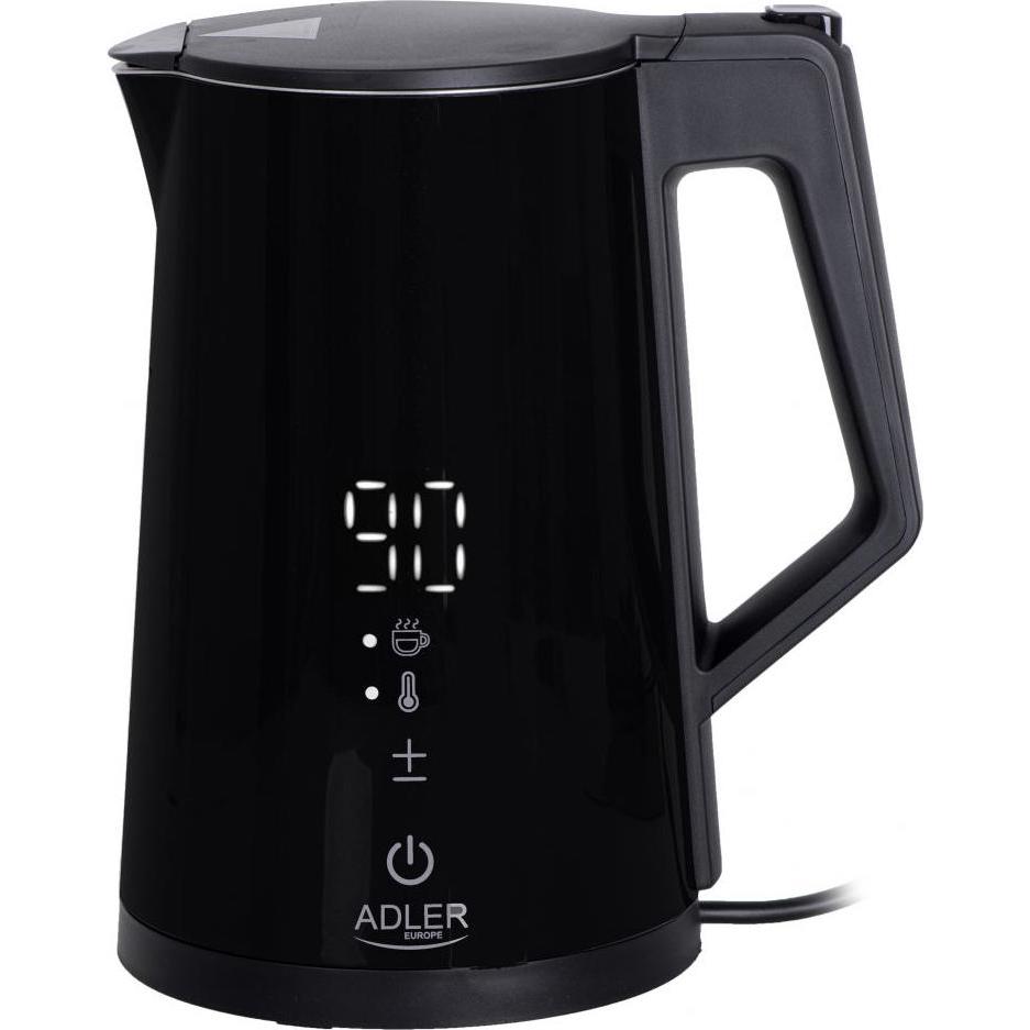 Adler AD 1345 electric kettle Black, Wasserkocher, Schwarz