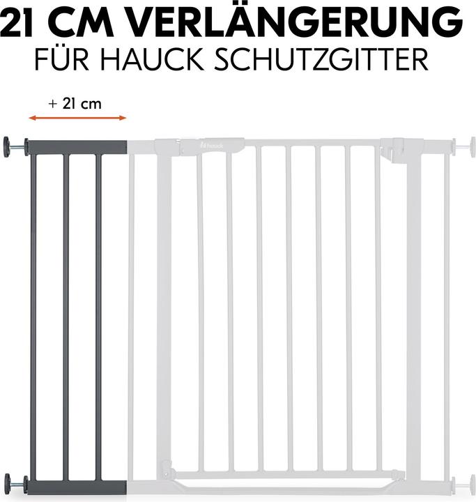 Produktbild Hauck Safety Gate Extension 21 cm Dark Grey (21 cm)