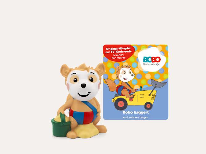 Immagine prodotto Tonies Audiosystem Hörfigur Bobo Siebenschläfer - Bobo baggert und weitere Folgen (Tedesco)