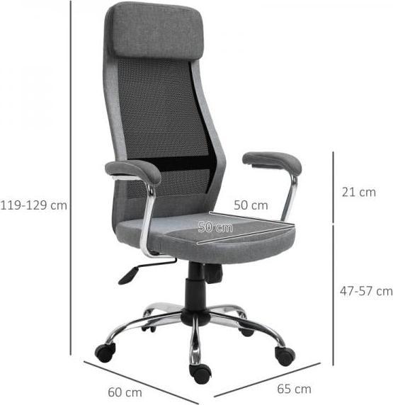Actual product image Vinsetto Ergonomic office chair with high backrest