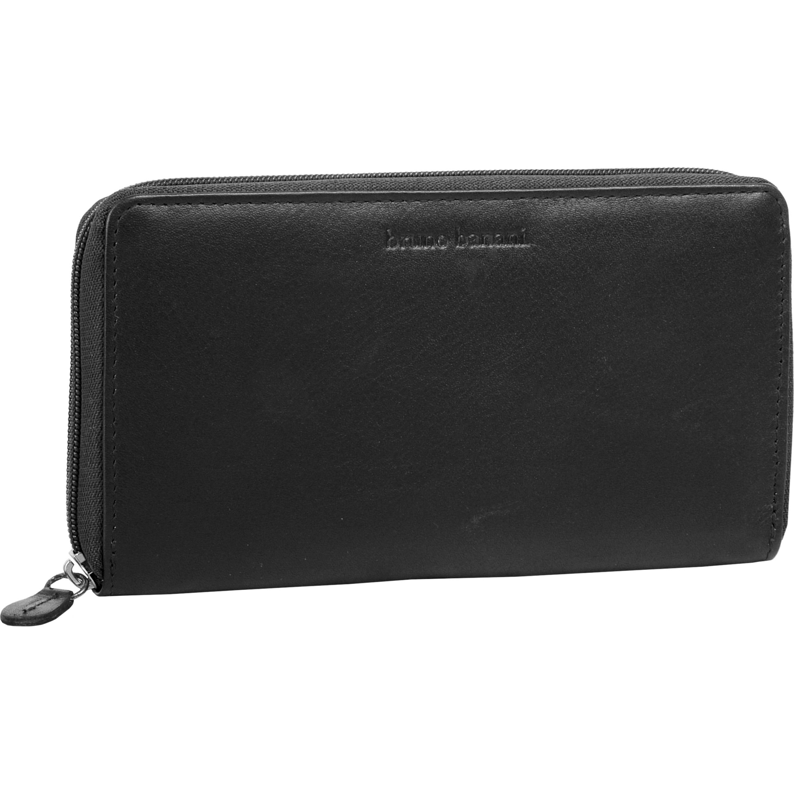 Thumbnail - Bruno Banani, Portemonnaie, Geldbörse Leder, Schwarz