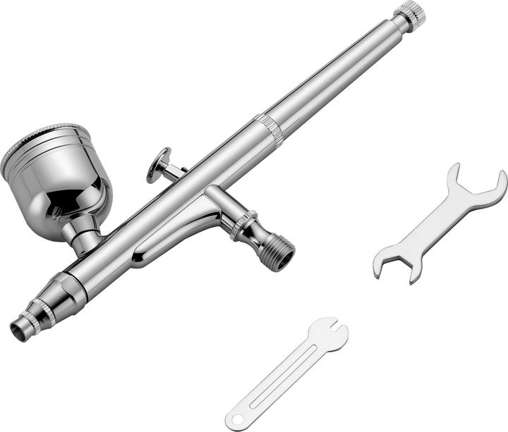 Produktbild Wiltec Airbrush Pistole HS-30-1 Air Brush Designs 0,3mm Düse Flüssigkeitsbecher