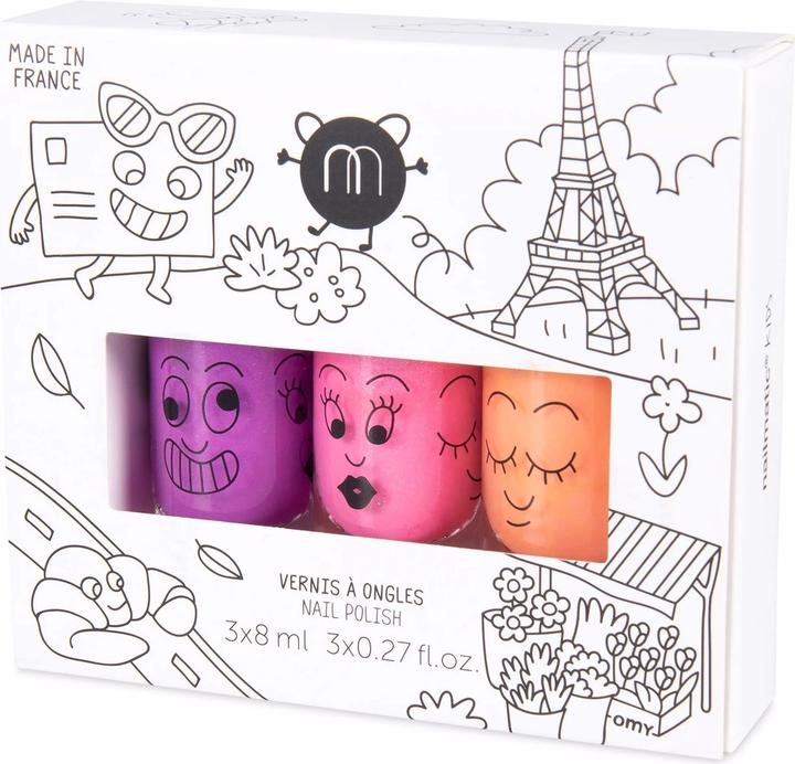 Produktbild Nailmatic Schminken Nagellack - 3er Set (Lila, Farblack)