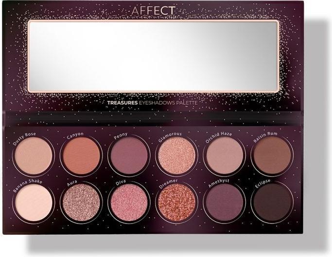 Produktbild Affect Treasures Eyeshadows Palette Eyeshadow Palette 12X24G (12X24G)