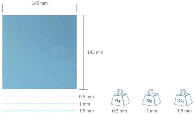 Actual product image Arctic Thermal pad 0.5 mm (0.50 mm, 6 W/m K)