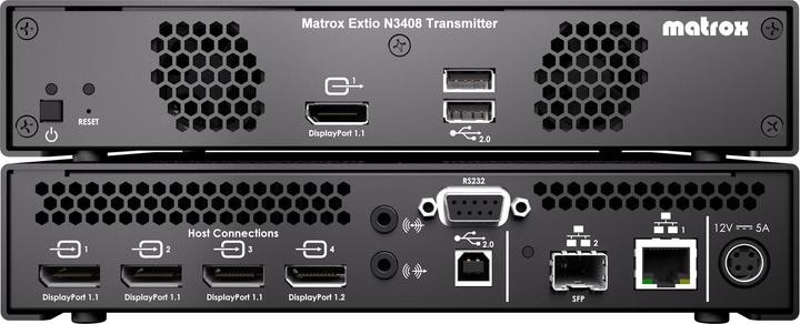 Matrox Extio N3408 IP KVM transmitter appliance