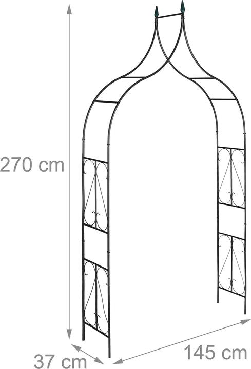 Productafbeelding Relaxdays Rozenboog (37 cm, 145 cm)