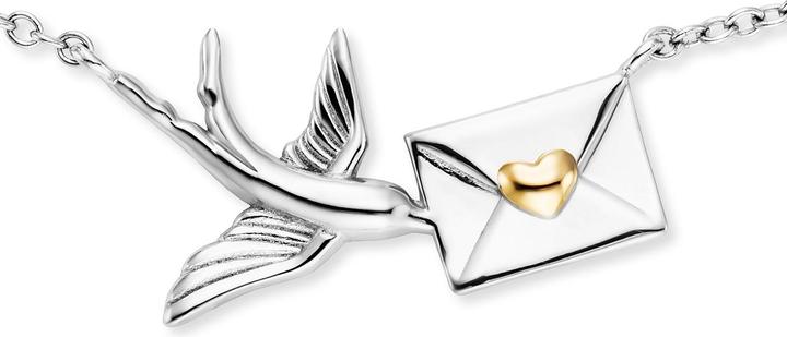 Image du produit Engelsrufer Collier oiseau avec lettre d'amour (Argent 925, 42 - 50 cm)