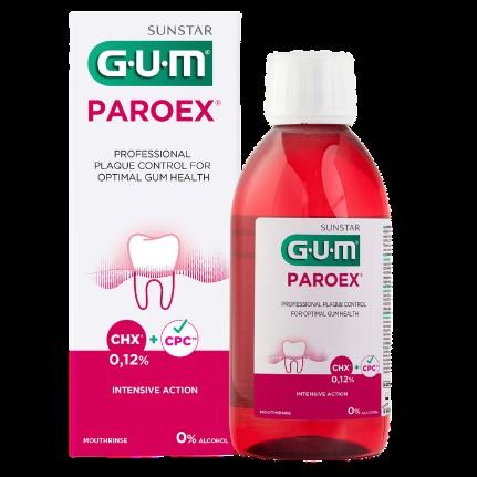 Productafbeelding GUM SUNSTAR PAROEX Mondspoeling 0,12 % chloorhexidine (300 ml, Mondwater)