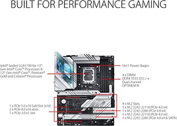 Produktbild ASUS ROG Strix Z790-A Gaming Wifi D4 (LGA 1700, Intel Z790, ATX)