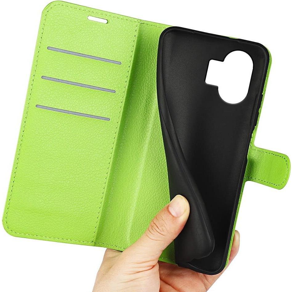 Thumbnail - Cover-Discount Nothing Phone (2) - Leder Etui Hülle grün (Nothing Phone (2)), Smartphone Hülle, Grün
