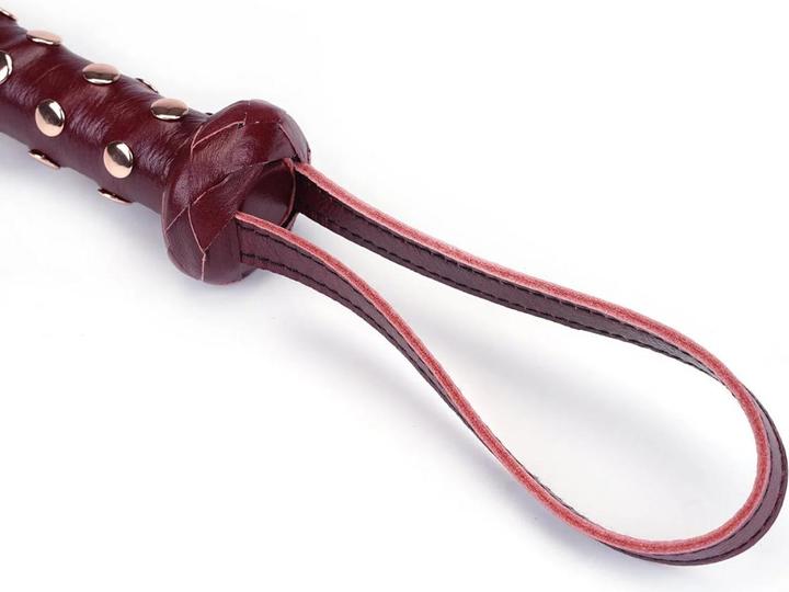 Produktbild Liebe Seele Wine Red Flogger mit Nietengriff