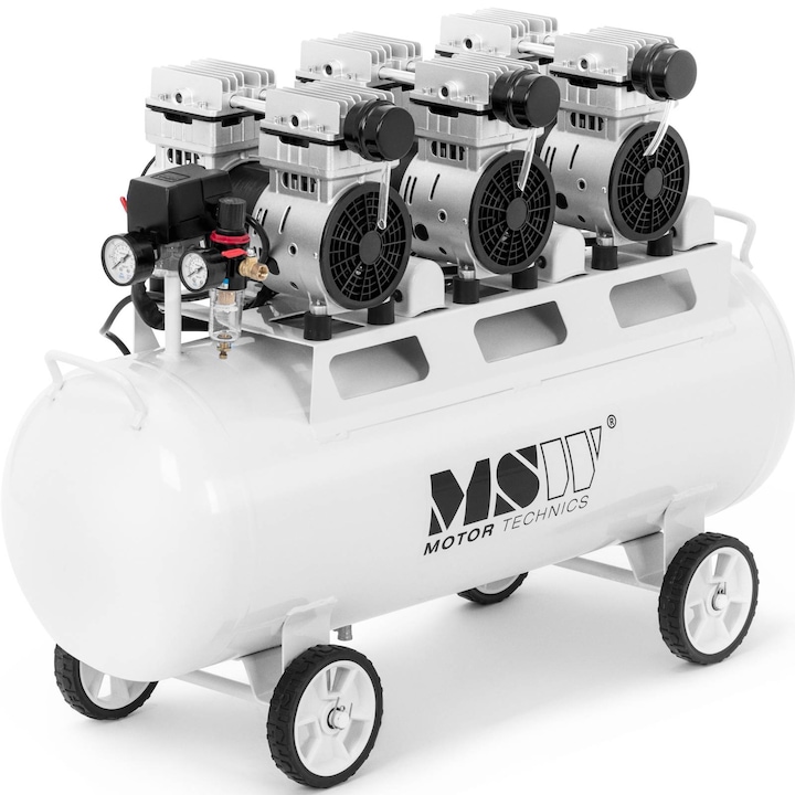 Image du produit MSW Compresseur d'air - sans huile - 65 L - 3 x 750 W (7 bar, 65 l)