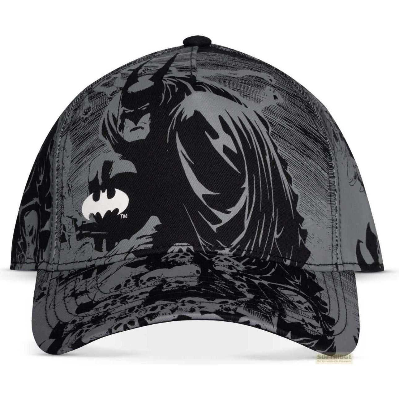 Difuzed Uomo Nero Uomini, Cappellino, Batman - Men's Adjustable Cap, (Taglia Unica)