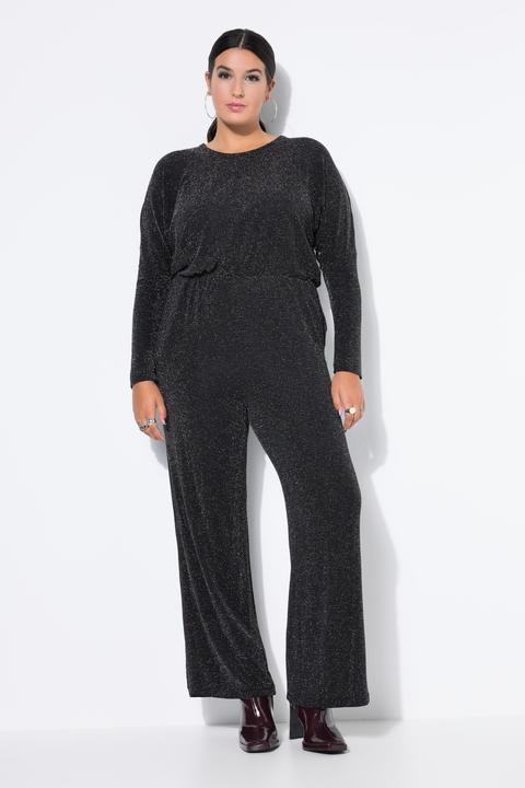Produktbild Studio Untold Jumpsuit, oversized, Glittereffekt, weites Bein (42, 44)