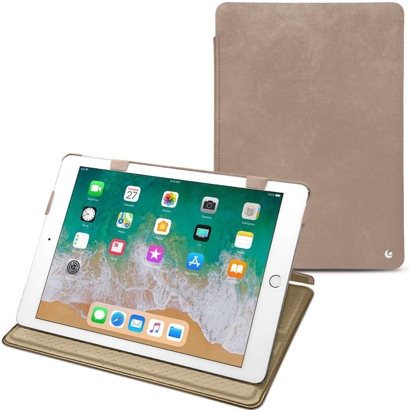 Noreve Lederschutzhülle horizontal (iPad 9.7), Tablet Hülle, Beige