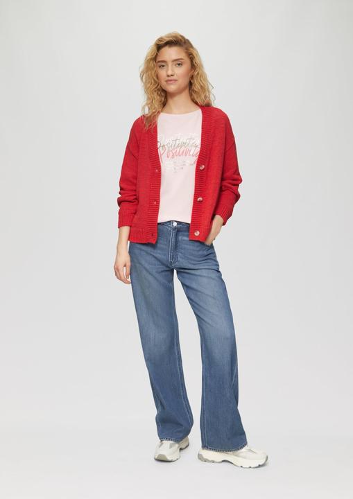 Produktbild s.Oliver Strickjacke Strickjacke im Relaxed Fit mit Knöpfen (36)