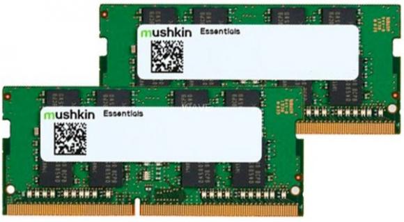 Image du produit Mushkin DDR4 SO-DIMM 16 Go 2400-CL17 - kit double - essentiel (2 x 8GB, 2400 MHz, RAM DDR4, SO-DIMM)