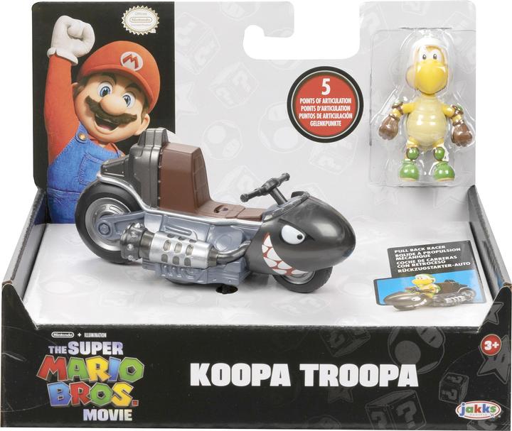 Actual product image Jakks Pacific Super Mario Movie - Figure w/ Kart - Koopa Troopa (6 cm) (417714)
