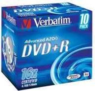 Produktbild Verbatim Dvd+R (10x)