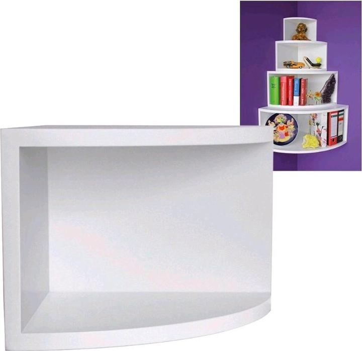 Image du produit Safe ÉtagèreEckBoard blanc mat50x50 cm (50 x 50 x 31 cm)