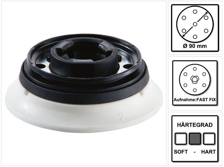 Actual product image Festool Sanding disc ST-STF D90/7 FX W-HT (Soft)