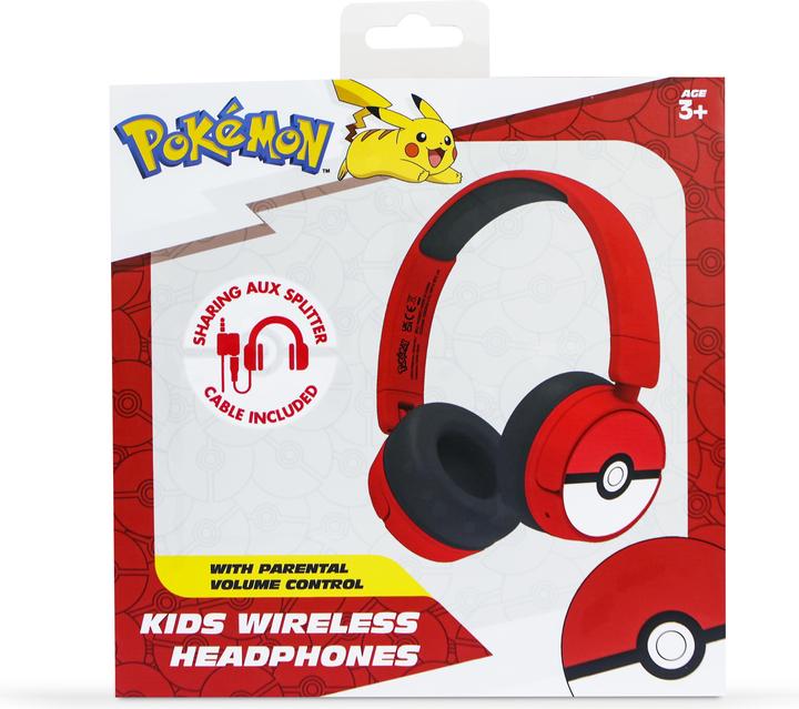 Produktbild OTL Bluetooth Headset w/Perental Control - Pokemon Pokeball (PK1000)