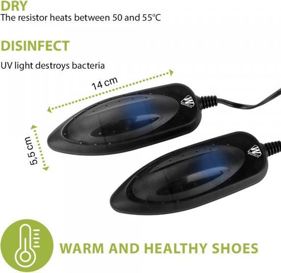 Immagine prodotto Wantalis Asciugatrice per scarpe nera (1 x)