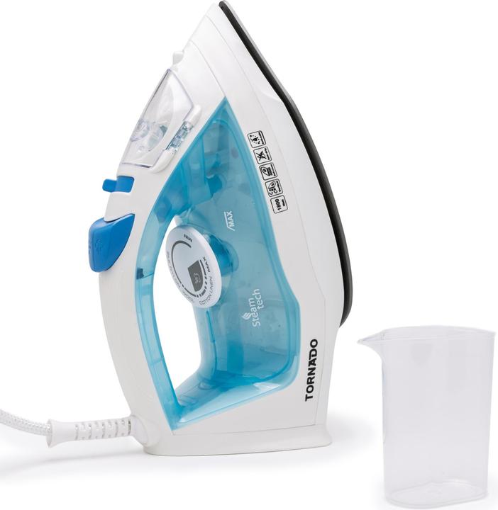 Actual product image Magni Tornado steam iron TST-1800B Blue/White (160 g/min)