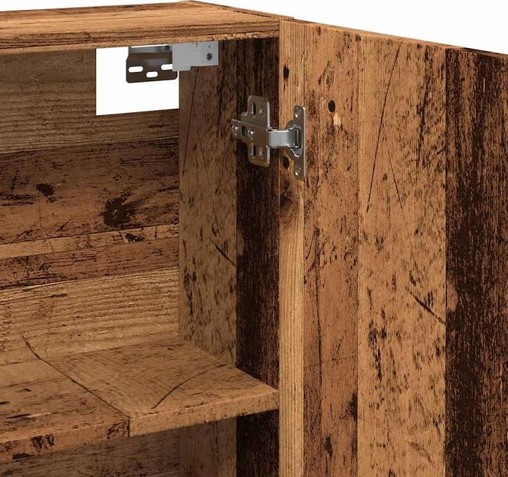 Produktbild vidaXL Bad-Spiegelschrank Altholz-Optik 64x20x66,5 cm Holzwerkstoff