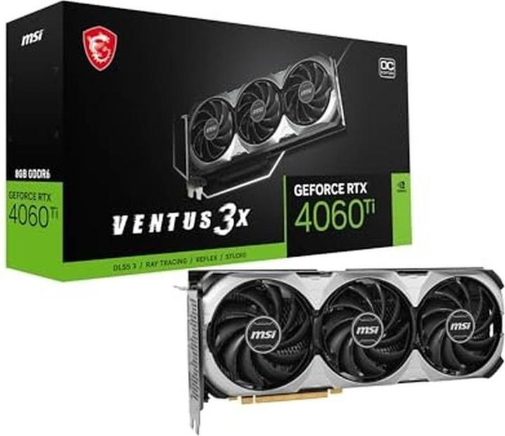 Produktbild MSI GeForce RTX 4060 Ti VENTUS 3X E OC (8 GB)