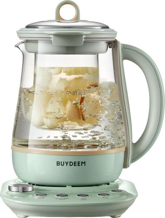 Actual product image Buydeem Teapot Multi function Beverage Maker, model K1594T, color Cozy Greenish, EU (1.50 l)