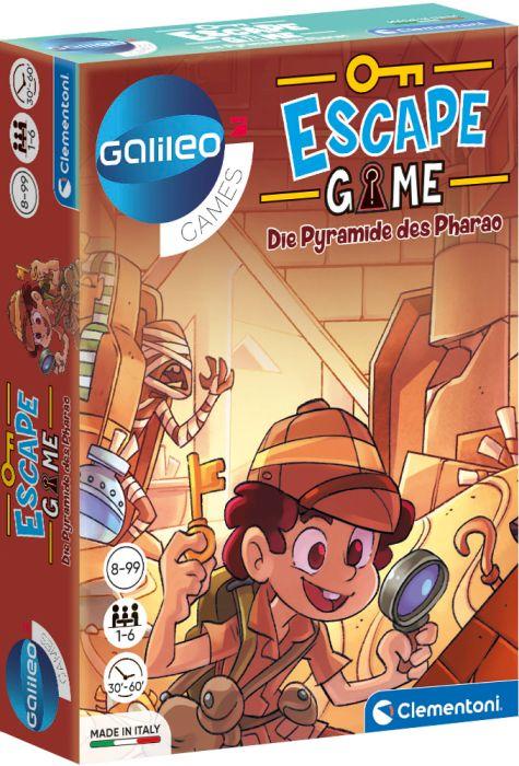 Actual product image Clementoni Galileo Escape The Pyramid of the Pharaoh (German)