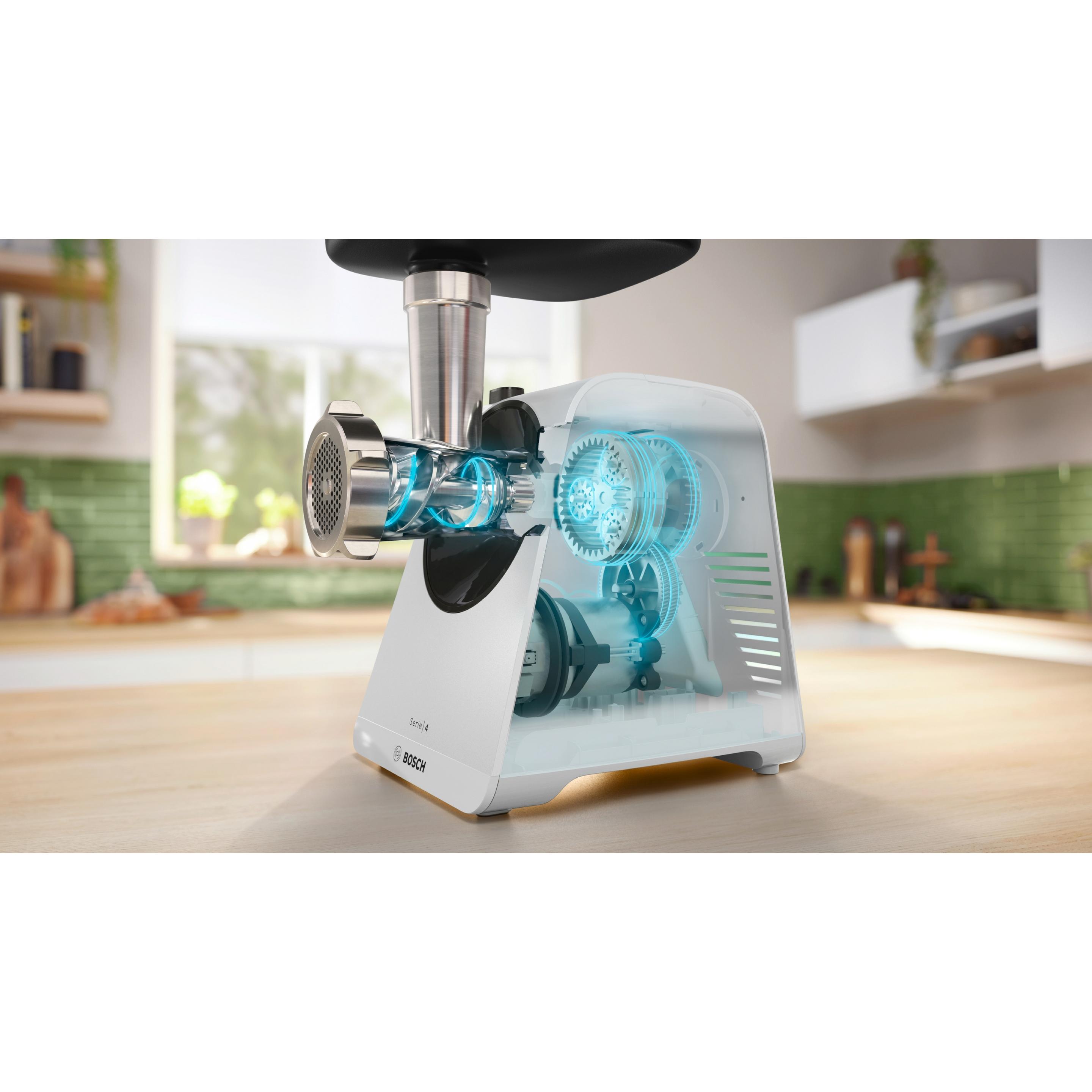 Thumbnail - Bosch Hausgeräte MFWS420W, Fleischwolf, Weiss