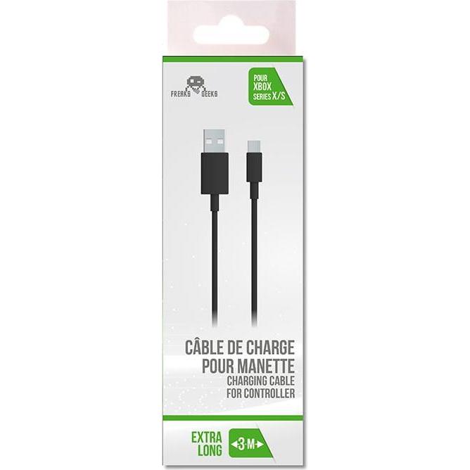 Freaks and Geeks Cavo Ricarica 3m USB Type C Xbox Series X F&G, Cuffie da gaming