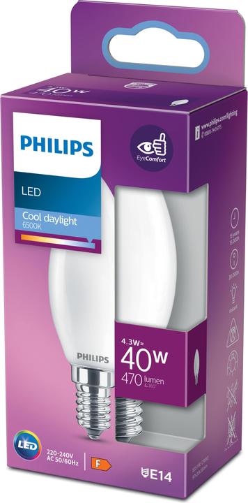 Produktbild Philips LED Candle (E14, 470 lm, 1 x)