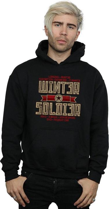 Image du produit - Sweat à capuche WINTER SOLDIER TRIGGER BADGE - Homme (5XL)