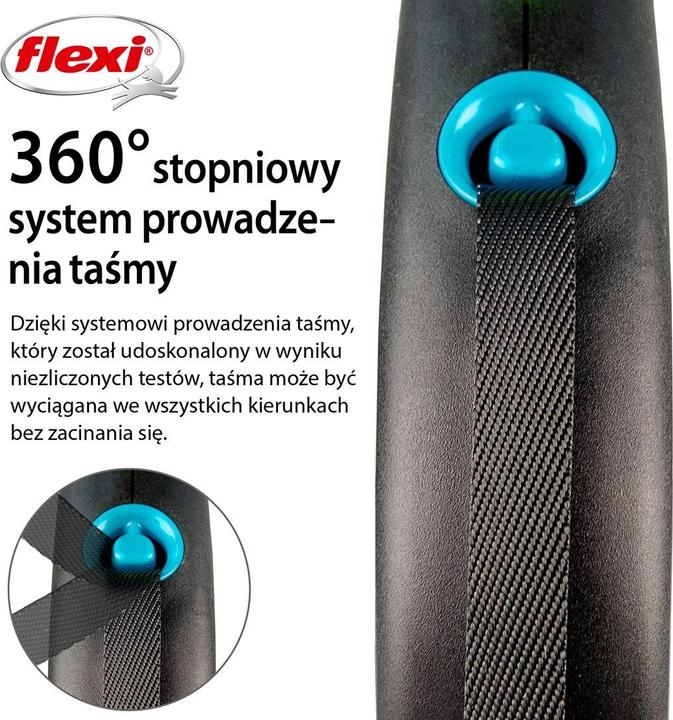 Productafbeelding Flexi Zwarte Designriem (S, Hond, Algemeen)