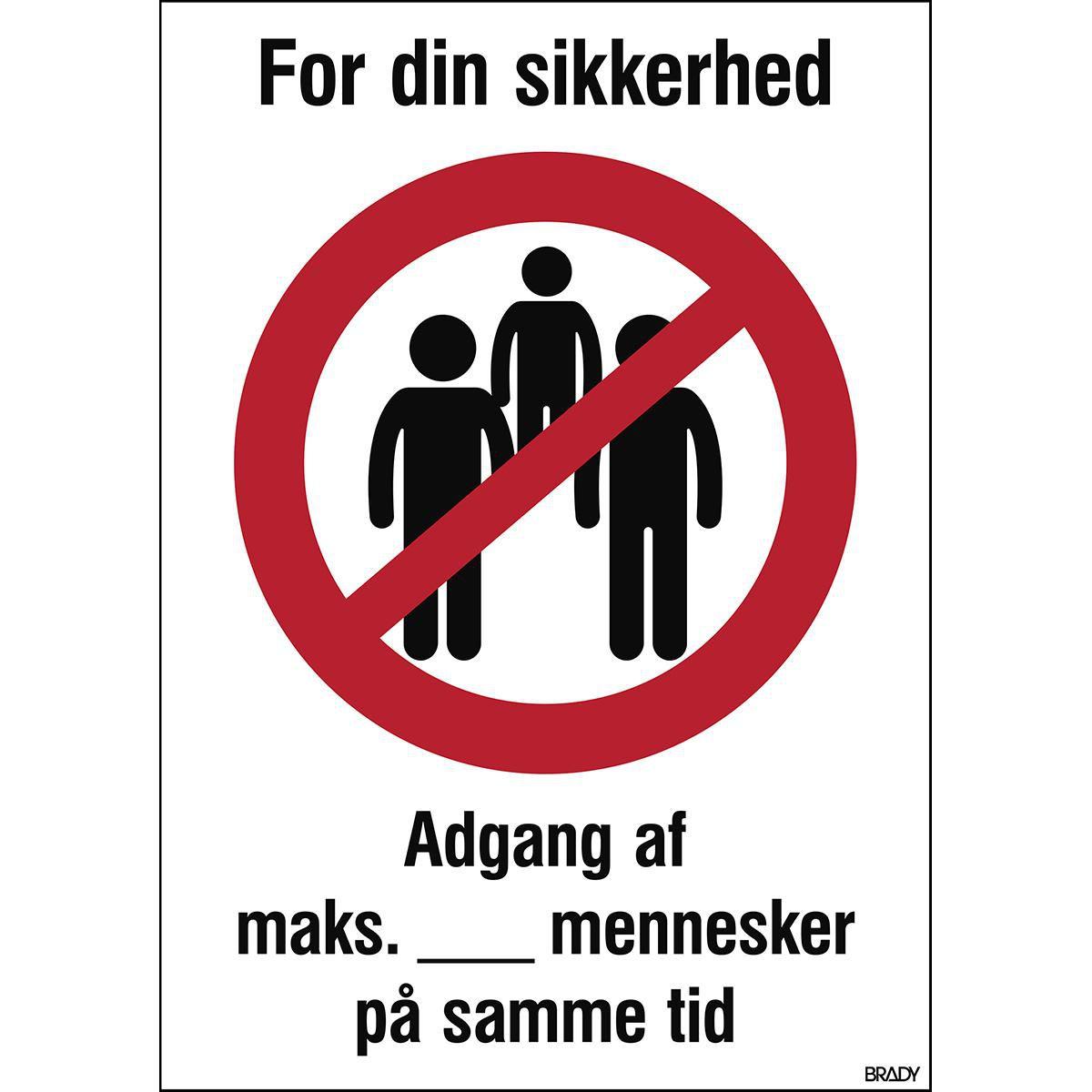 Brady, Etiketten, Safety Sign - For your