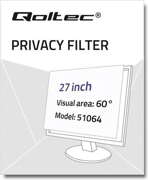 Produktbild Qoltec Privacy filters SHOW | 27" | 16:9 (23.54", 16:9)